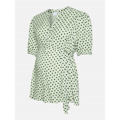 Mamalicious Тениска Mamalicious Women's Mama Mlsophie Regular Fit T-Shirt - Cameo Green