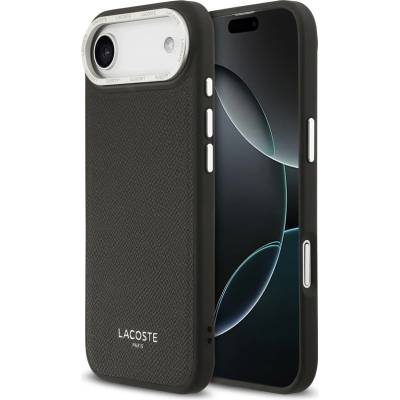 Lacoste PU кожен калъф Champs Elysees MagSafe за iPhone Air Black (LCHMP17MPCESK)
