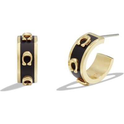 Coach Fashion polkruhové náušnice pre ženy 37448375GLD001