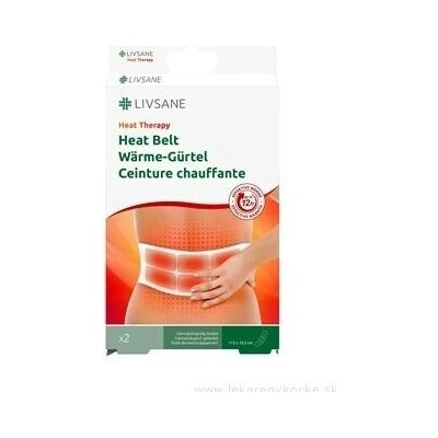 PXG Pharma GmbH LIVSANE Heat Therapy hřejivý pás, 2 ks