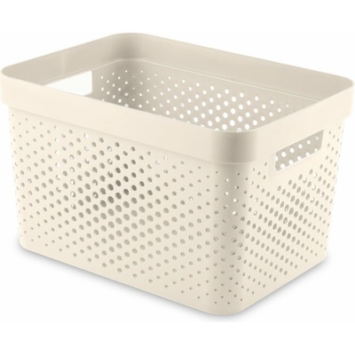 Curver Infinity 17 l Úložný box 36 x 27 x 22 cm, recyklovaný plast, krémový 04740-X64