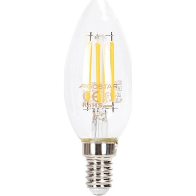 Aigostar B.V. LED Stmievateľná žiarovka FILAMENT C35 E14/4W/230V 2700K AI1698