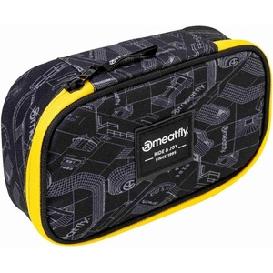 MEATFLY калъф XL Pencil Case Blueprint Black Meatfly | Cheren | Момчешки | XL