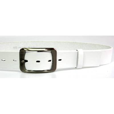 Penny Belts 16200 dámský kožený opasek bílý