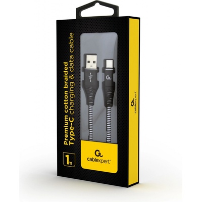 Gembird CC-USB2B-AMCM-1M-BW USB 2.0, USB A, USB C, černý, bílý