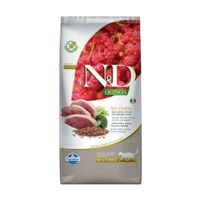 FARMINA N&D Quinoa kačica, brokolica a špargľa kastrovaná dospelá 5 kg
