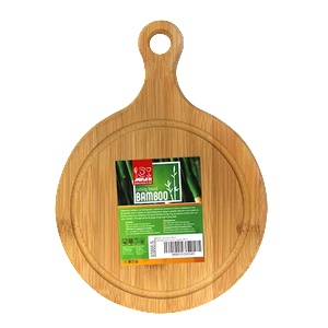 Horecano Бамбукова дъска кръгла с дръжка 20, 5cm (B3066-5 (0116173)