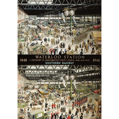 GIBSONS Stanice Waterloo v roce 1848 a 1948 1000 dielov