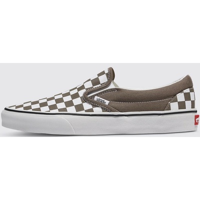 Vans UA Classic slip on (CHECKERBOARD)PEWTERTRWHT