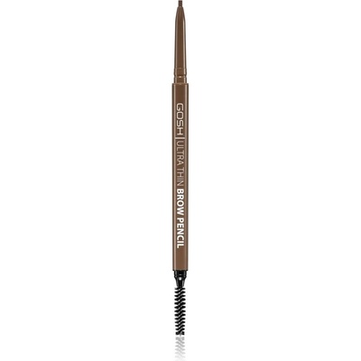 Gosh Ultra Thin precízna ceruzka na obočie s kefkou 002 Greybrown 0,35 g
