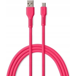 Colorum Кабел Colorum - 14975, USB-A/USB-C, 1.8 m, магента (14975)