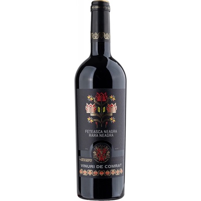 Vinuri De Comrat Feteasca Neagra a Rara Neagra Suché červené 2017 13,37% 0,75 l (holá láhev)