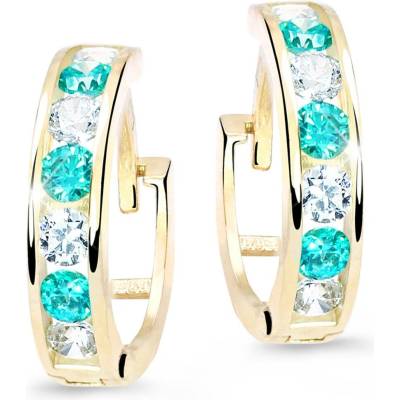 Cutie Kids Jewellery Gold Zlaté náušničky kroužek C3345