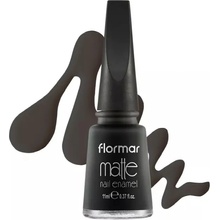 Flormar lak na nechty Matte M02 Satin Black 11 ml