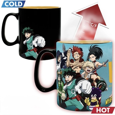 ABYstyle Hrnček My Hero Academia Group meniaci sa 460 ml