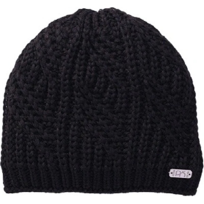 Pletex pletená čepice s fleecovou podšívkou L493 Černá