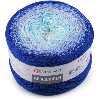 Bavlněná pletací příze Rosegarden 250 g Varianta: 15 (318) modrá královská, Balení: 1 ks 49969/122018/243229