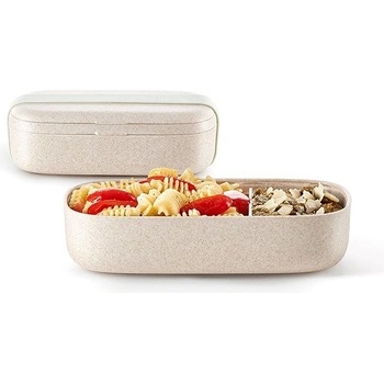Lékué svačinový box Single Lunchbox To Go Organic krémová