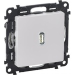 Legrand Розетка USB за зареждане тип C 1.5A 7.5W цвят Бял Valena Life - 753105 (753105)