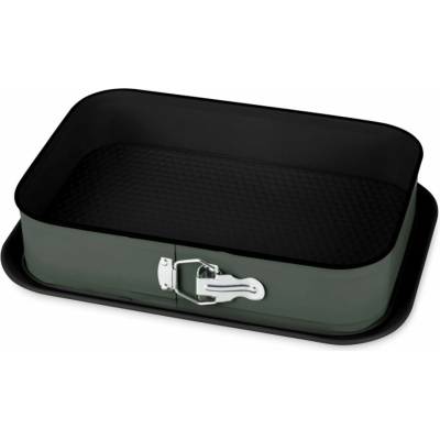 Berlingerhaus Forma na dort hranatá s titanovým povrchem 39x27cm Matt Green Collection BH-7942