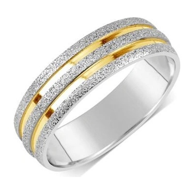 SILVEGO L'amour snubný prsteň z ocele RRC22700