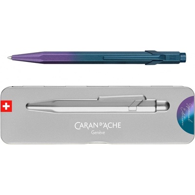 Caran d'Ache Kuličkové pero 849 purple ocean NM0849.586