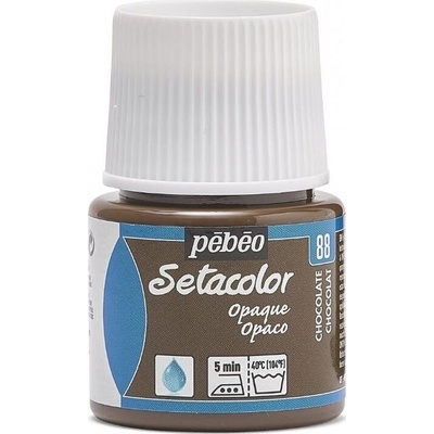 Farba na textil Pebeo Setacolor Opaque 45 ml Chocolate