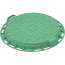 Standartpark Plastový kulatý poklop 800 mm zelená