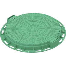 Standartpark Plastový kulatý poklop 800 mm zelená
