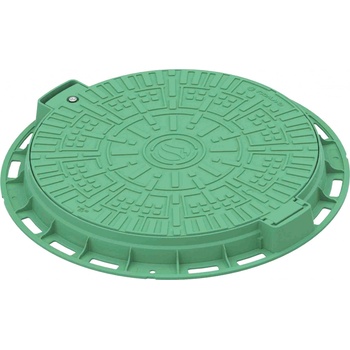 Standartpark Plastový kulatý poklop 800 mm zelená