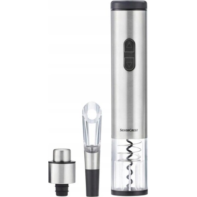 Elektrická vývrtka SilverCrest Kitchen Tools s ořezávačem fólie a LED – Zboží Dáma