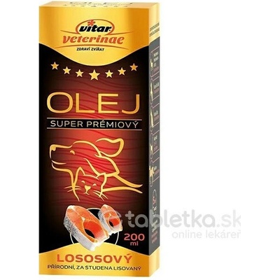 Vitar Veterinae Lososový olej 200 ml