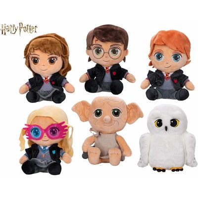 Mikro Trading Harry Potter postavy plyšové sedící 25 cm 6 druhů
