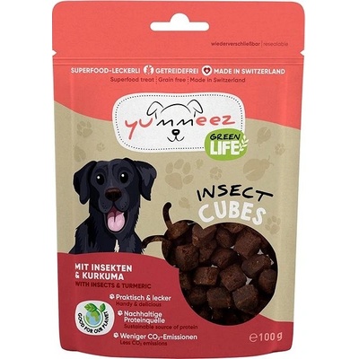 Yummeez Green Life Cubes s hmyzem 100 g