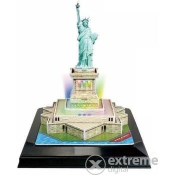 CubicFun 3D puzzle svítíví Socha Slobody 37 ks