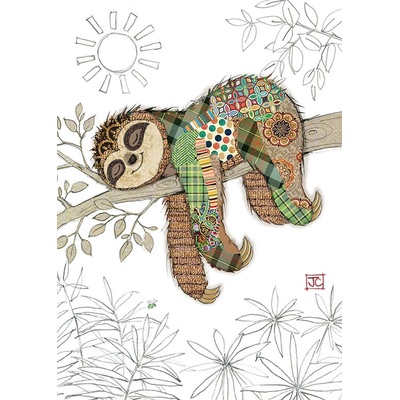 Luxusní přání G038 BUG ART - SIMON SLOTH