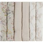 KikkaBoo Комплект 6 бр муселинови кърпички 30х30 см Secret Garden Beige (31103010109)