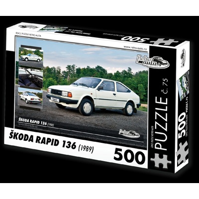 Retro-auta č. 75 Škoda RAPID 136 1988 500 dielov