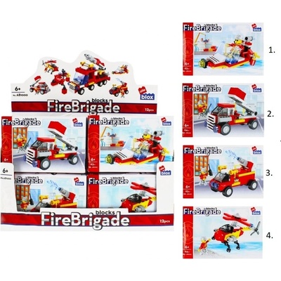 Alleblox FireBrigade 64-64ks/4druhy - 1