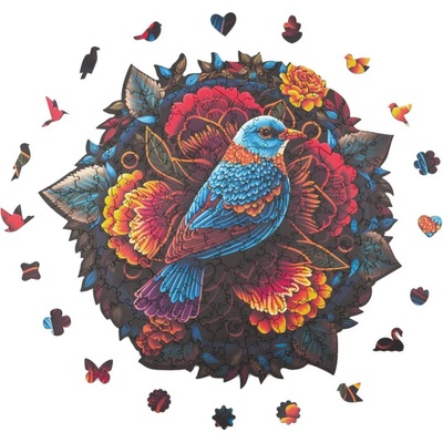 Milliwood Дървен пъзел Milliwood, Peace and Harmony, 206 ч. - Мандала, Хармония (M-BeautyOFbalance-5061-C)