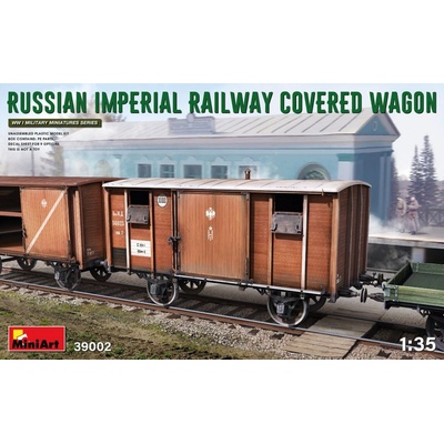 MiniArt RUSSIAN IMPERIAL RAILWAY COVE červená WAGON 1:35