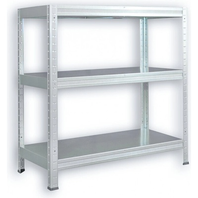 Biedrax Kovový regál 40 x 90 x 90 cm, zinkovaný - 3 police kovové