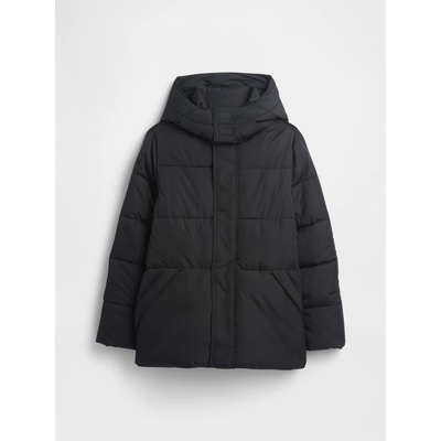 GAP dětská prošívaná parka černá