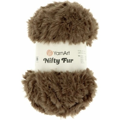 Yarnart Nifty Fur 8404 hnedá