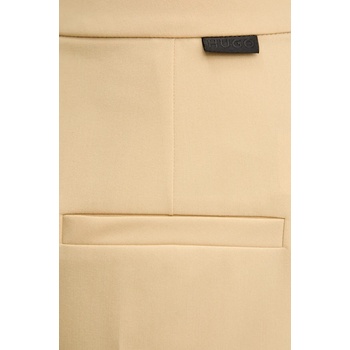 HUGO Къс панталон hugo в бежово с изчистен дизайн с висока талия 50537900 (50537900)