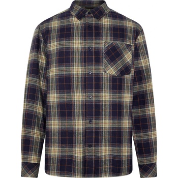 KnowledgeCotton Apparel Мъжка риза с копчета KnowledgeCotton Apparel Regular Fit Checkered Shirt - Blue Check (033-2928-0113)