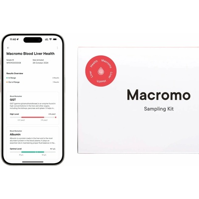 Macromo Domácí Krevní test Zdraví Jater