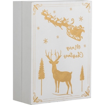 Bílý adventní kalendář Bloomingville Elimar