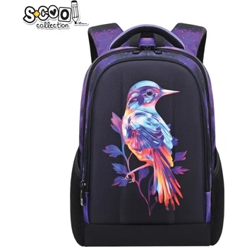 S-Cool Eргономична ученическа раница SCOOL 3Д EVA Birdy