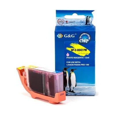 Compatible Глава за CANON PIXMA PRO 100 - Photo Magenta - CLI-42PM - 6389B001 - G&G (NC-C-0042PM)